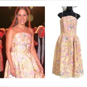 NEW w/tags $2695 Luxe Design House Talbot Runoff Jacquard Dress Special Occasion